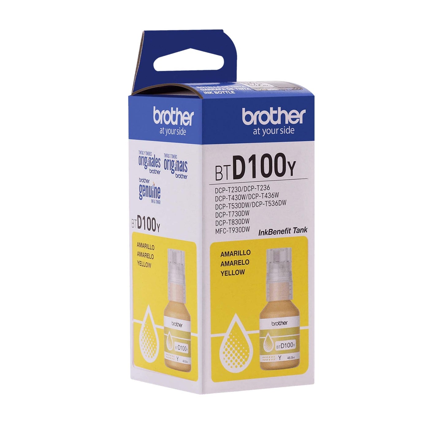 Brother BT-D100Y Ultra High Yield Yellow Ink Bottle