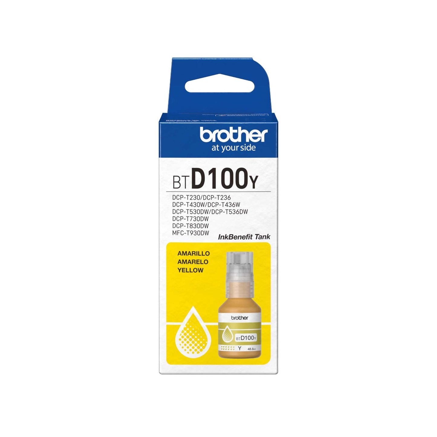 Brother BT-D100Y Ultra High Yield Yellow Ink Bottle