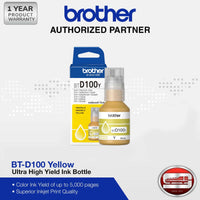 Brother BT-D100 CMYK Ultra High Yield Ink Bottle Set