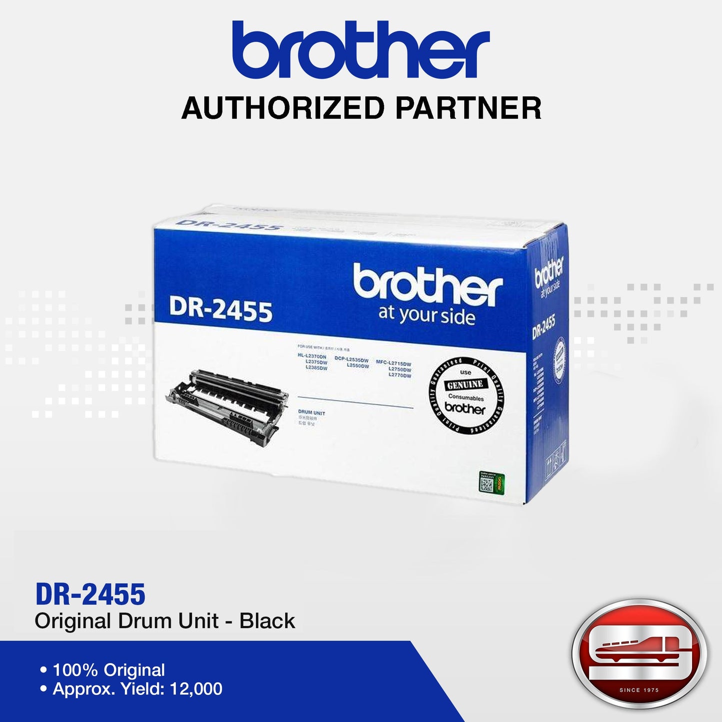 Brother DR-2455 Original Black Drum