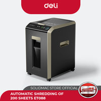Deli Automatic Shredding of 200 Sheets ET088
