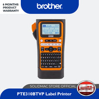 Brother PTE310BTVP Handheld industrial label printer with Bluetooth® and USB-C® connectivity (up to 18mm labels)