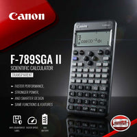 Canon F-789SGA II Scientific Calculator (Transparent Casing)