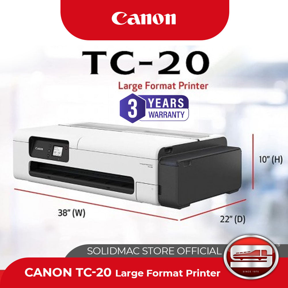 Canon imagePROGRAF TC-20 , TC-21 Large Format Printer 3YEARS WARRANTY