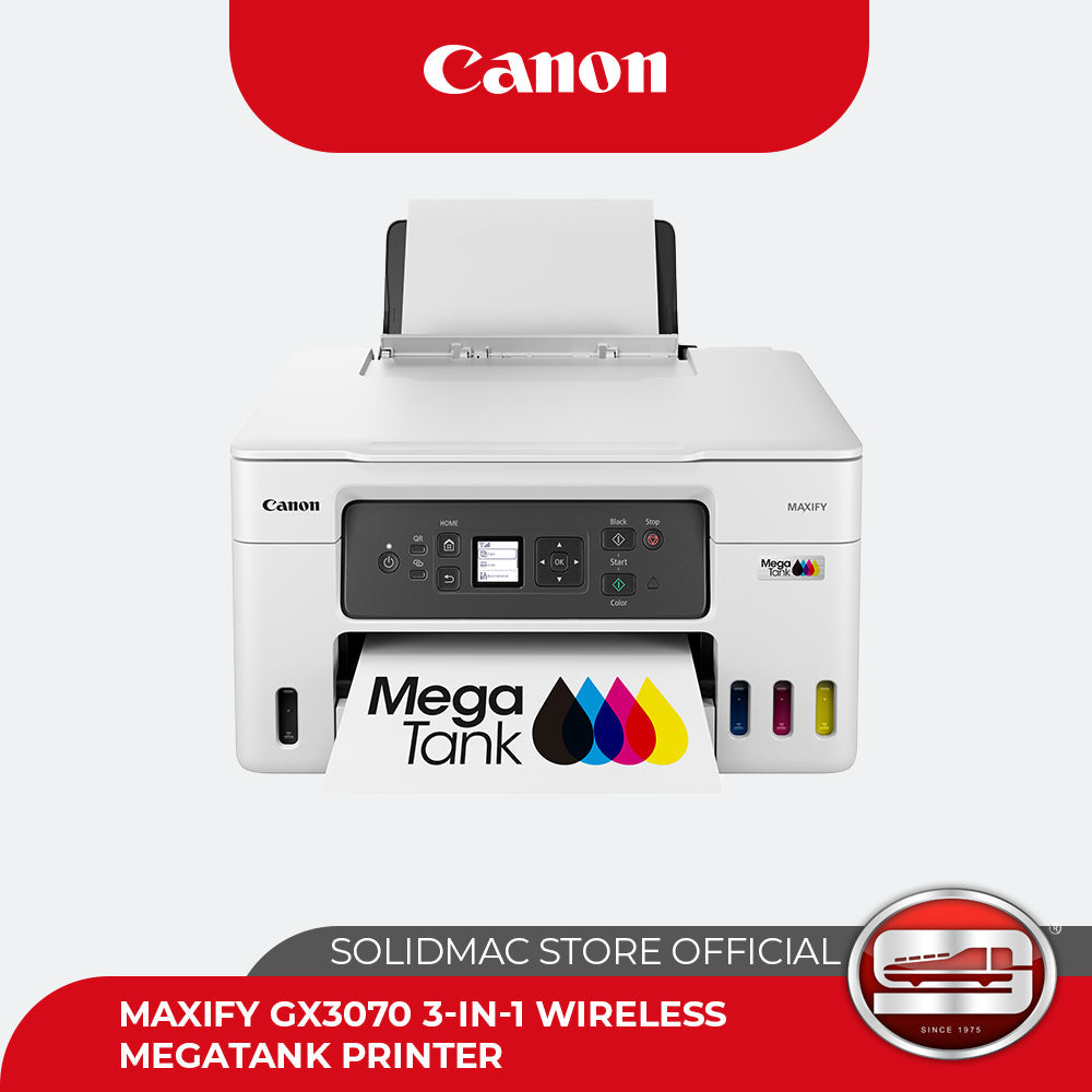 Canon MAXIFY GX3070 3-in-1 Wireless MegaTank Printer