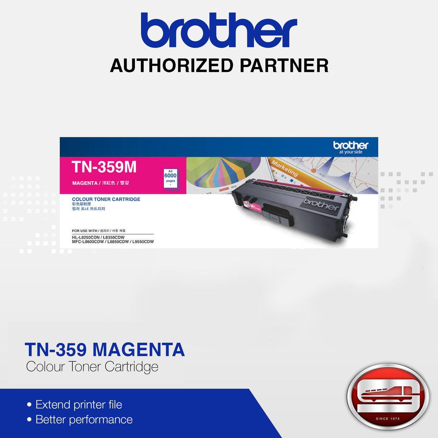 Brother TN 359 CMYK Genuine Toner Cartridge